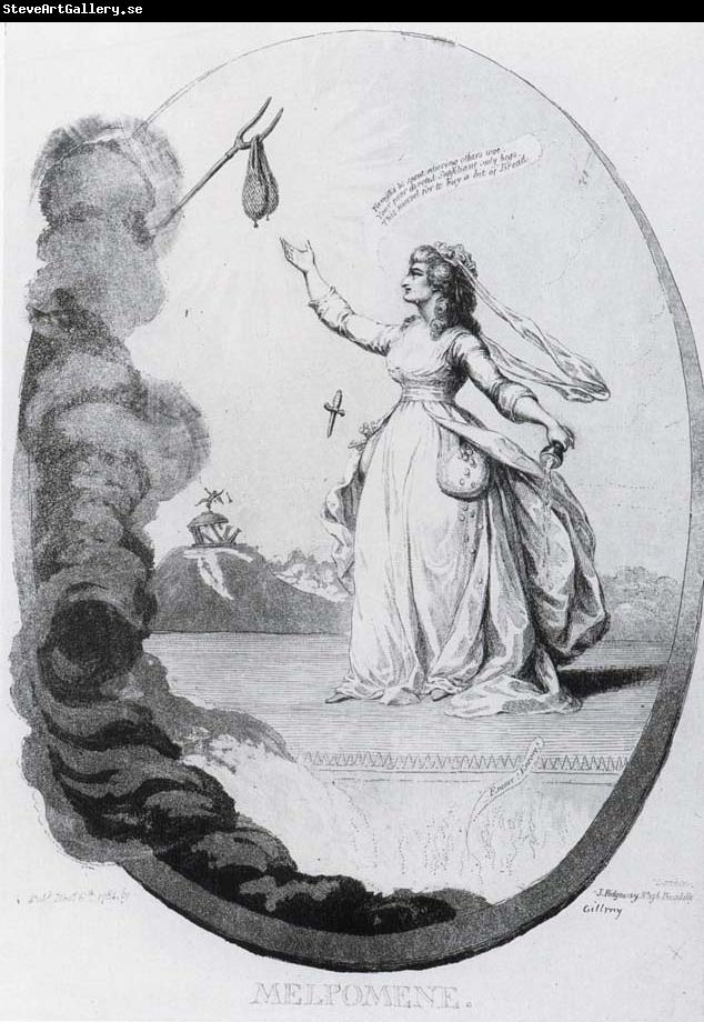 James Gillray Melpomene